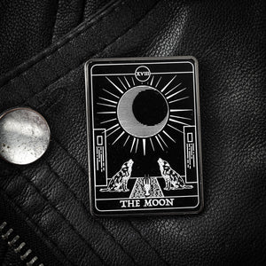 THE MOON TAROT CARD ENAMEL PIN - PACK OF 5