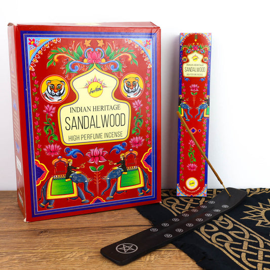 SANDALWOOD INCENSE STICKS - PACK OF 12
