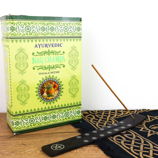 AYURVEDIC NAG CHAMPA INCENSE STICKS - PACK OF 12