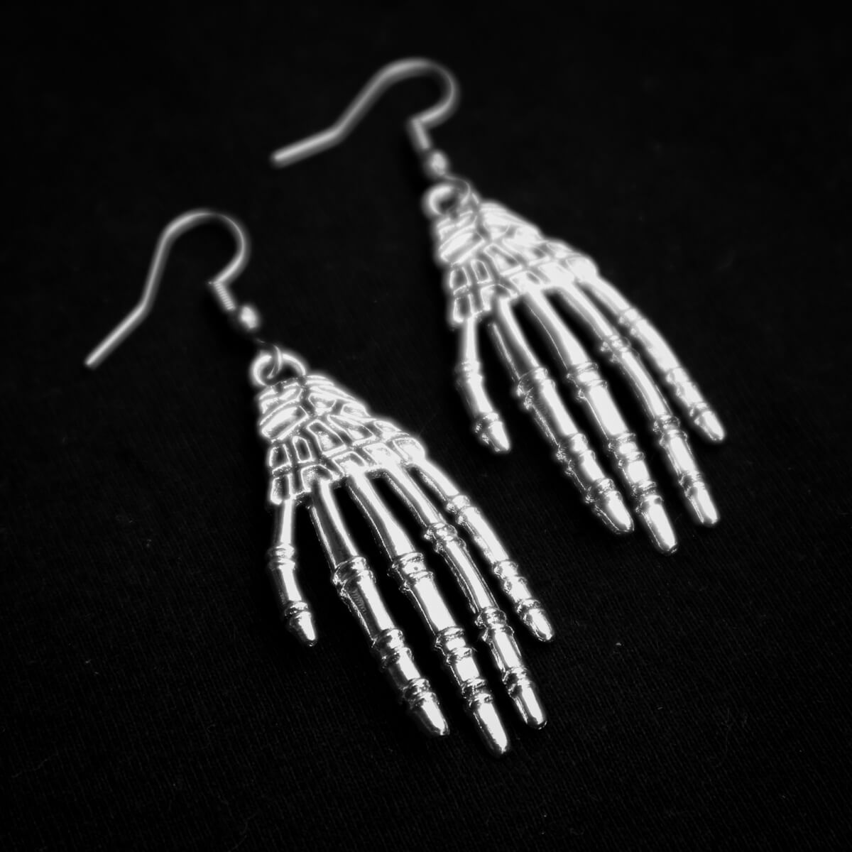 SKELETON HAND EARRINGS - PACK OF 5