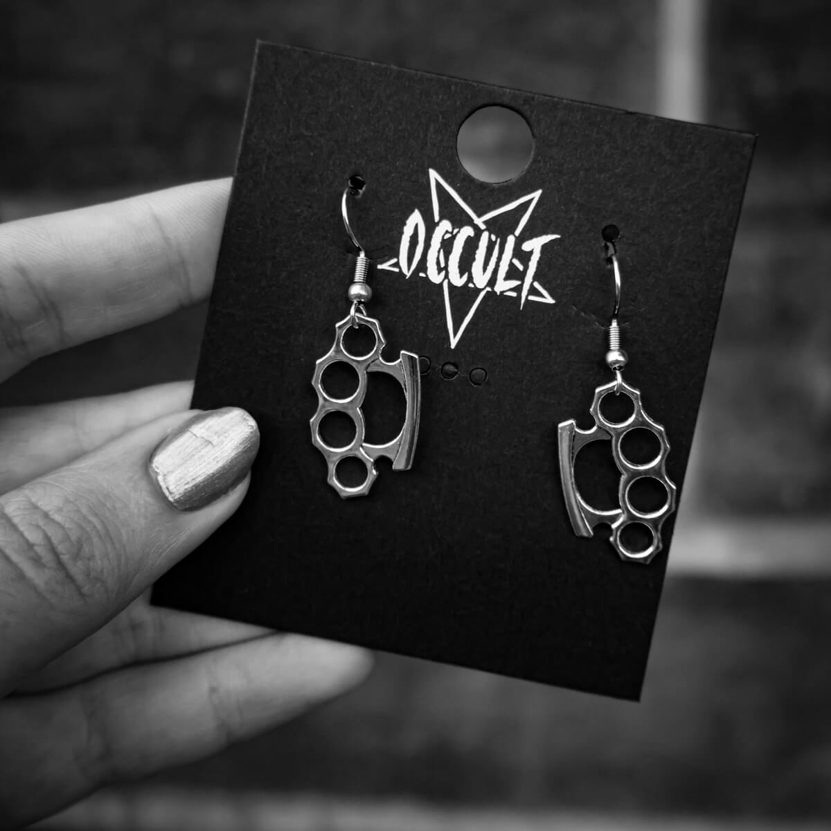 Knuckle Duster Earrings • Extreme Largeness Wholesale