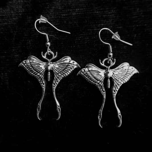 Lunar Moth Earrings • Extreme Largeness Wholesale