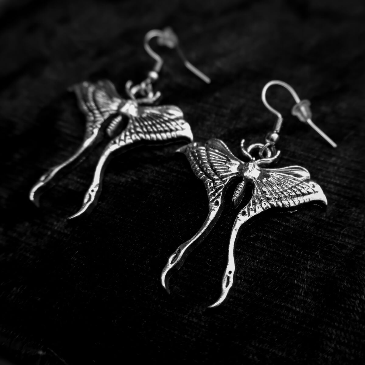 Lunar Moth Earrings • Extreme Largeness Wholesale