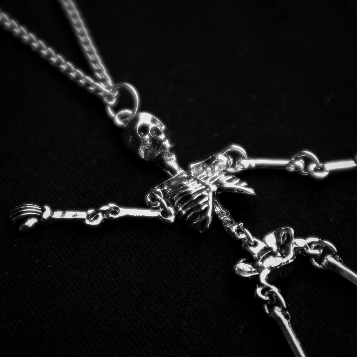 LARGE SKELETON NECKLACE - PACK OF 5