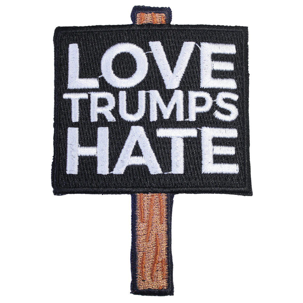 LOVE TRUMPS HATE PATCH - PACK OF 12