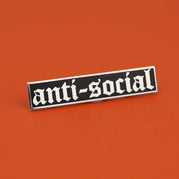 Anti-social Gothic Enamel Pin | Extreme Largeness Wholesale