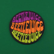 BEETLEJUICE ROUND PATCH - PACK OF 6 - Extreme Largeness Wholesale