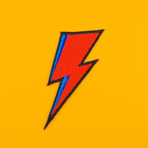 DAVID BOWIE LIGHTNING BOLT PATCH - PACK OF 6