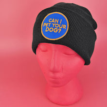 CAN I PET YOUR DOG? PATCH BLACK BEANIE - PACK OF 3
