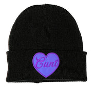 CUNT HEART PATCH BEANIE - PACK OF 3
