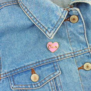Cunt Heart Enamel Pin | Extreme Largeness Wholesale