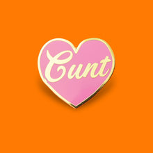Cunt Heart Enamel Pin | Extreme Largeness Wholesale