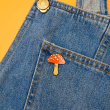 Cute Toadstool Mushroom Enamel Pin | Extreme Largeness Wholesale