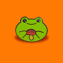 Frog & Mushroom Enamel Pin | Extreme Largeness Wholesale