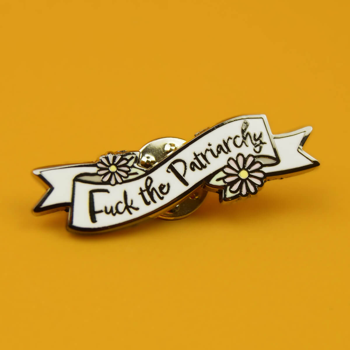 Fuck The Patriarchy Enamel Pin | Extreme Largeness Wholesale