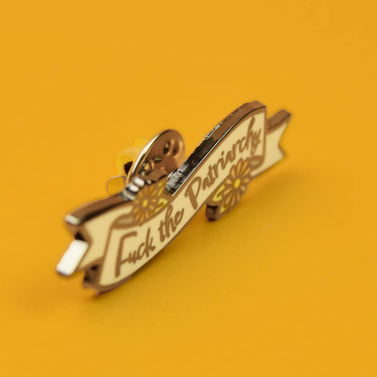 Fuck The Patriarchy Enamel Pin | Extreme Largeness Wholesale