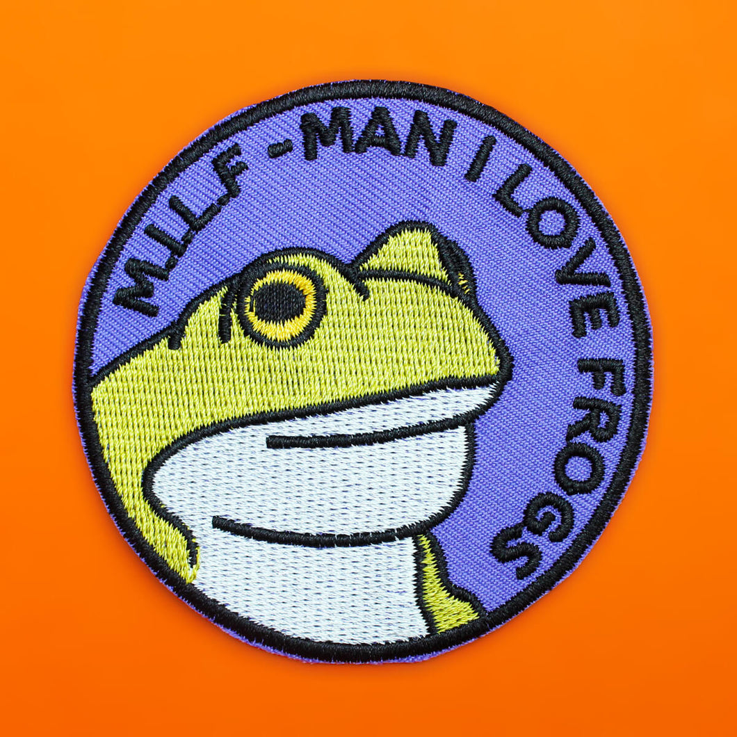MILF Man I Love Frogs Patch | Extreme Largeness Wholesale