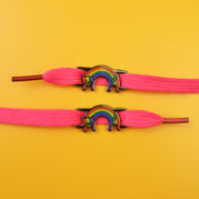 RAINBOW CAT SHOELACE TAGS - PACK OF 5