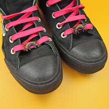 RAINBOW CAT SHOELACE TAGS - PACK OF 5