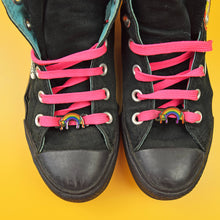 RAINBOW CAT SHOELACE TAGS - PACK OF 5