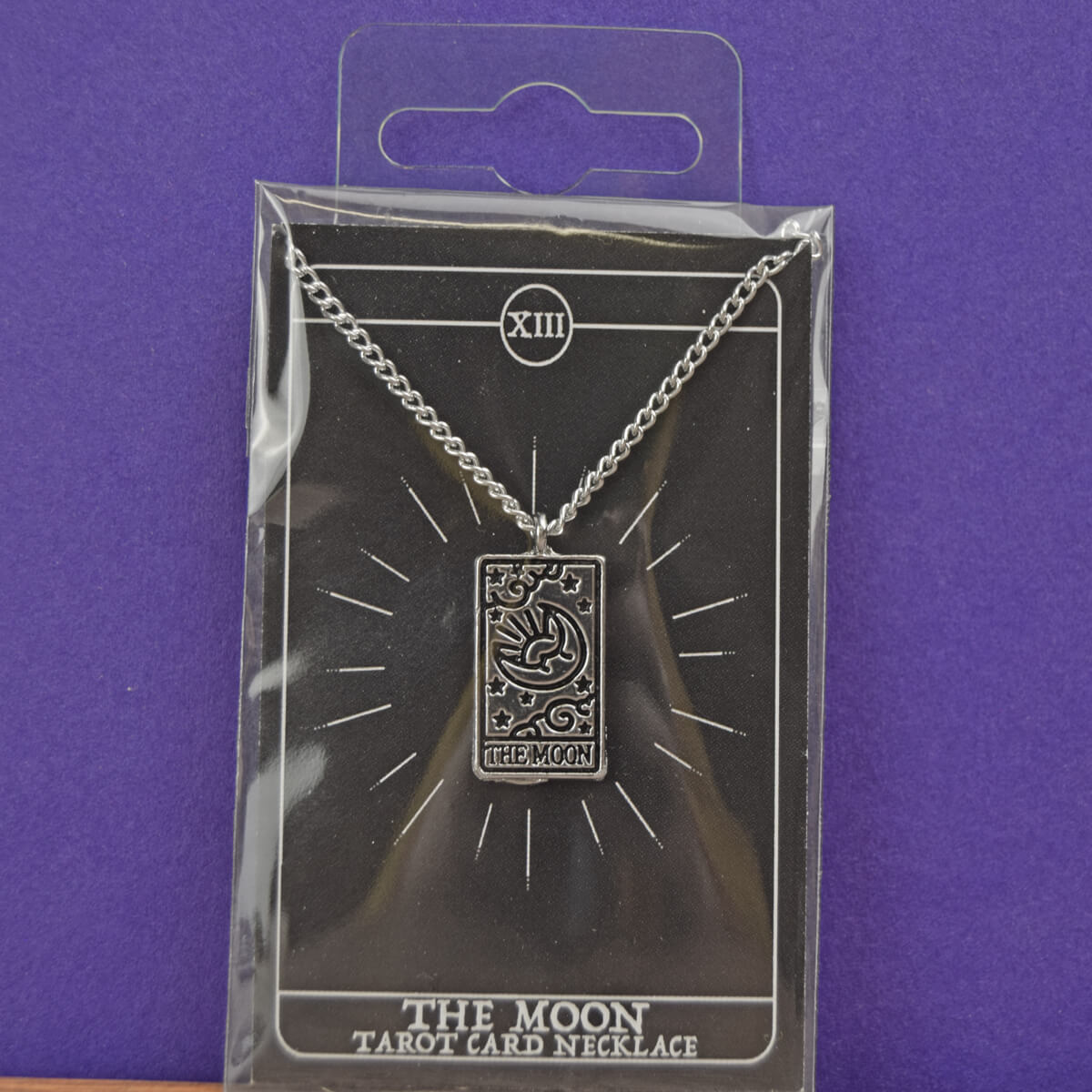 THE MOON TAROT CARD NECKLACE — OCCULT - PACK OF 5