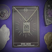THE SUN TAROT CARD NECKLACE — OCCULT - PACK OF 5