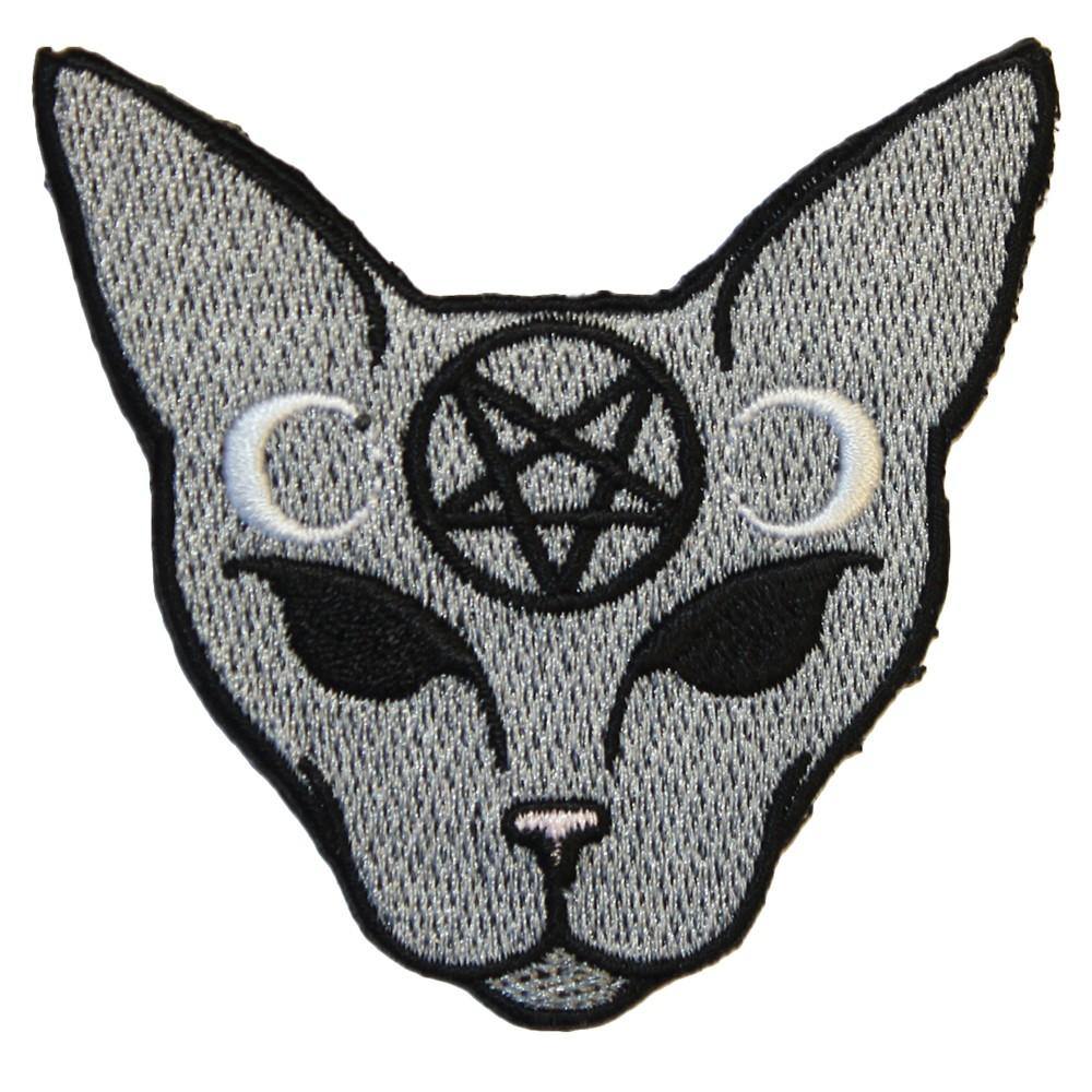 GOTHIC CAT PATCH - PACK OF 6 - Extreme Largeness Wholesale